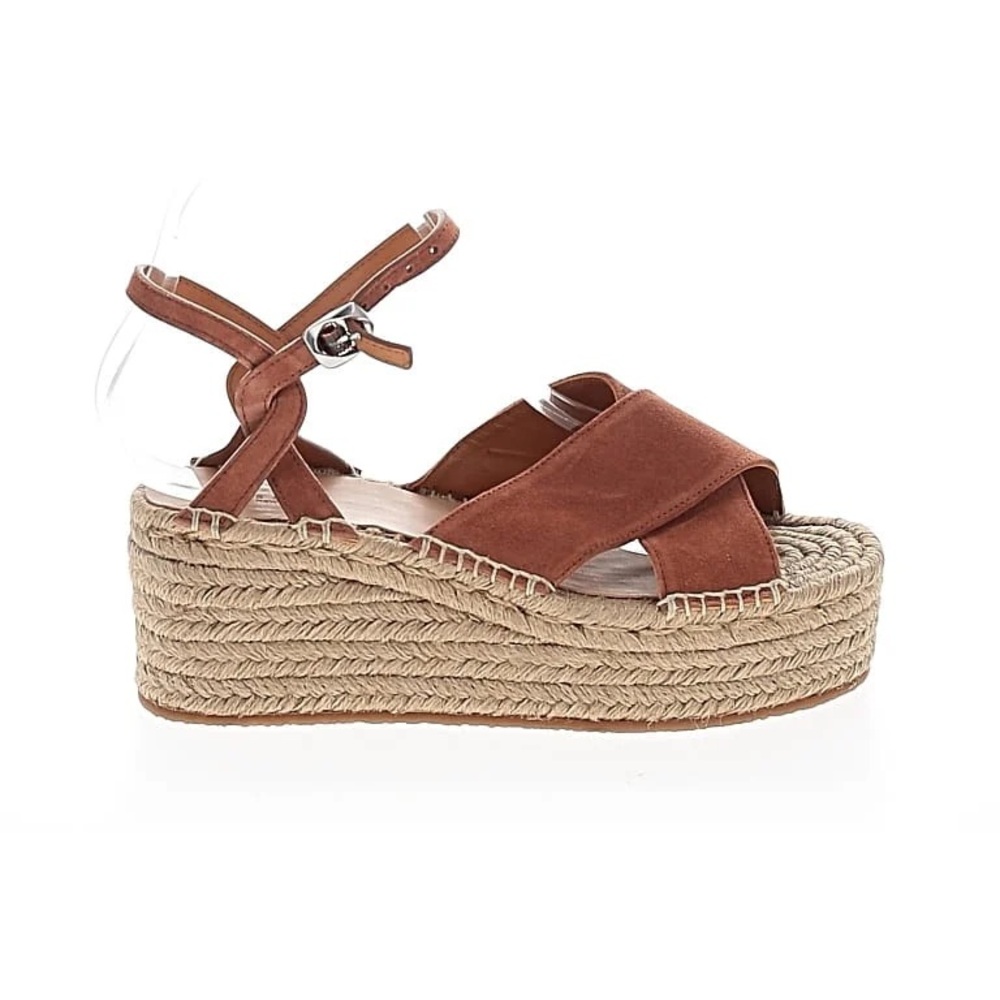 rag & bone Brown Espadrille Wedge Sandals